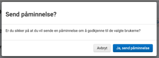 Send påmindelse