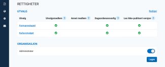 Tildeling av brukerrettigheter