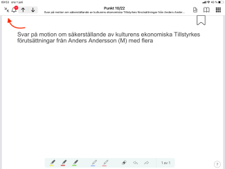 Återgå til normalläge på iPad