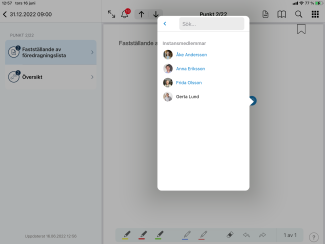 Sök instansmedlemmar