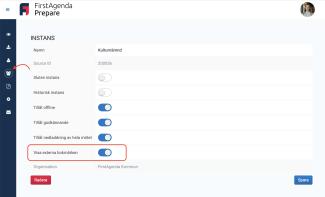 Extern bokmärkesvisning