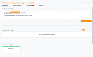 Forslag udvalgt til godkendelse