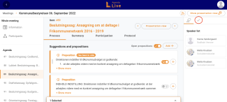 Click on the checkmark