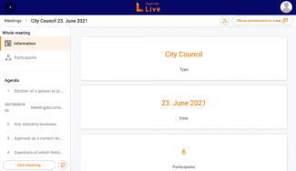 Transfer button in the left side under information