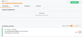Plussknapp i nedre høyre hjørne