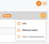 "Meld deg på møtet" for å fjerne kanselleringer
