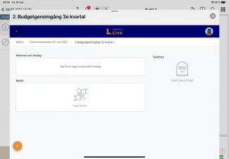Se detaljer från mötet