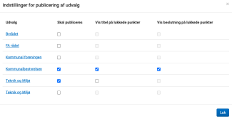 Under "rediger" kan man tilføje og fjerne udvalg