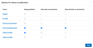 Under "edit" you can add and remove selections