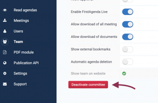 Click the Deactivate button
