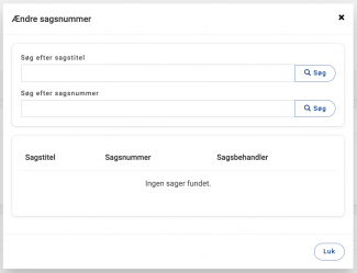 Søg efter sagstitel/nummer