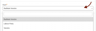 Vælg parti