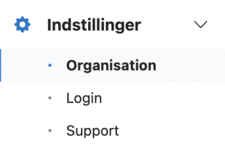 Forskellige indstillinger