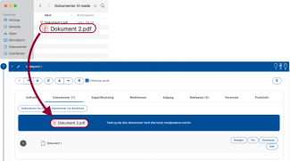 Træk et dokument fra din computer til Management
